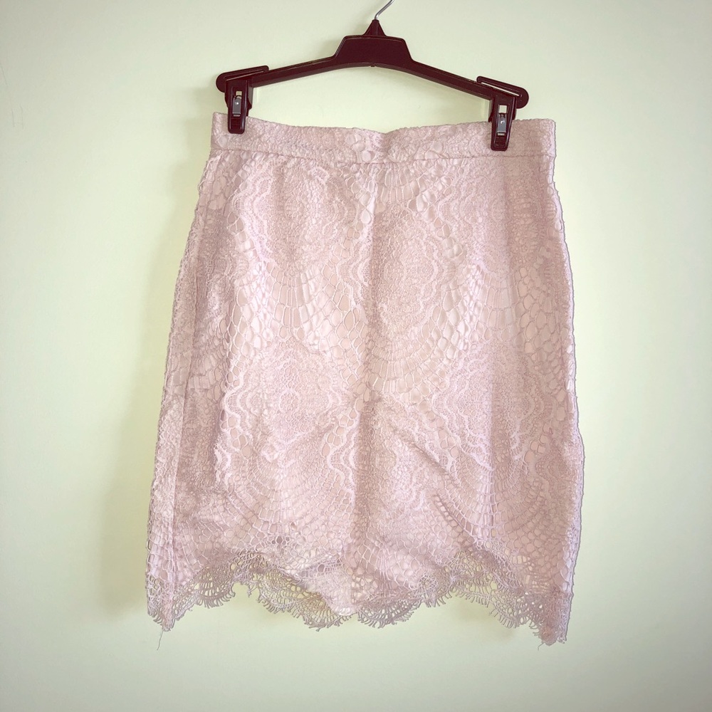 Bardot Powder Pink Skirt